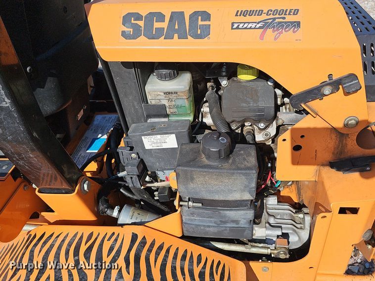 image for item DP0967 Scag Turf Tiger STT-31EFI-SS ZTR lawn mower