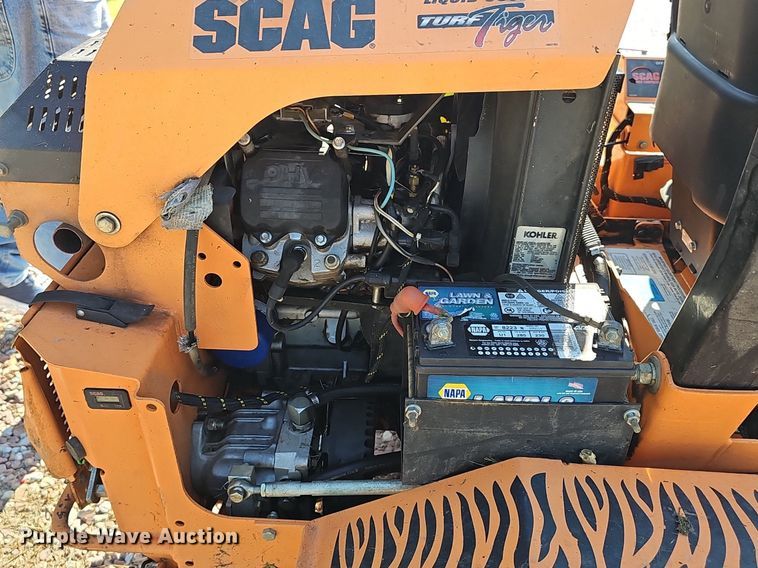 image for item DP0967 Scag Turf Tiger STT-31EFI-SS ZTR lawn mower