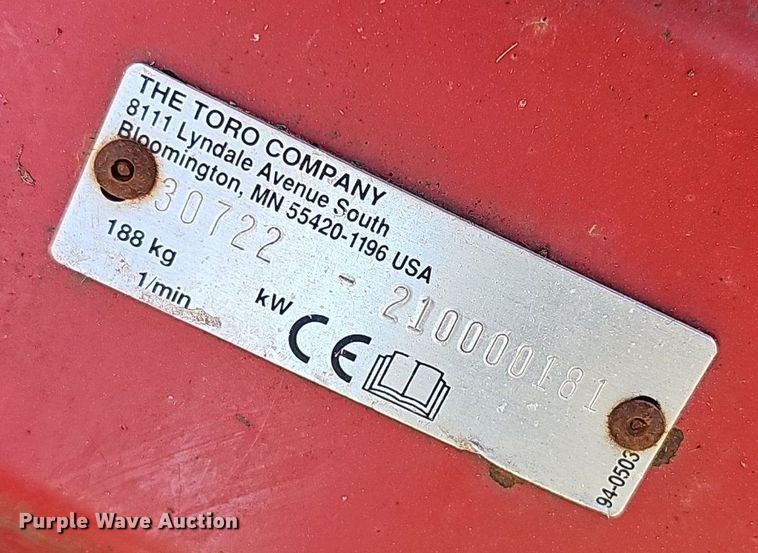 image for item DP0969 Toro Groundsmaster 345 90789 lawn mower