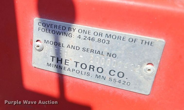 image for item DP0969 Toro Groundsmaster 345 90789 lawn mower