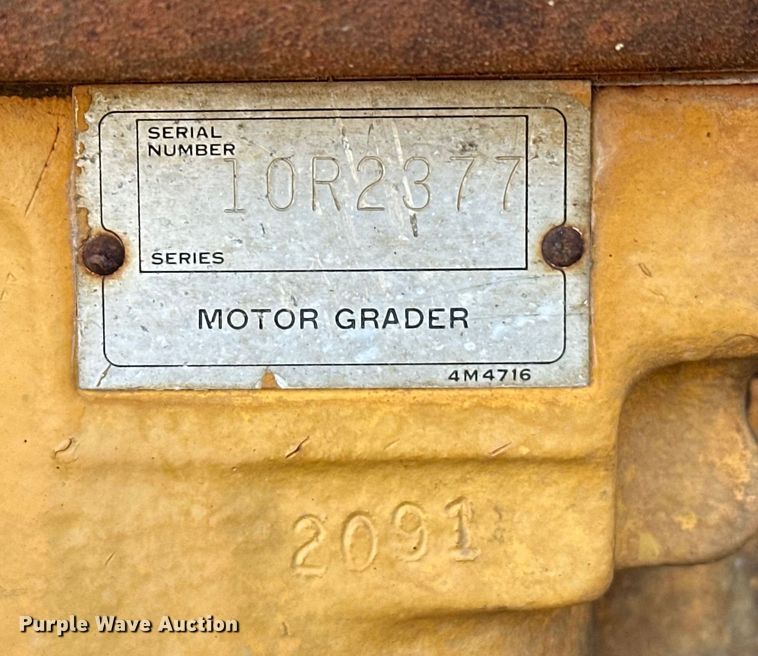 image for item DP1051 1972 Caterpillar 120 motor grader