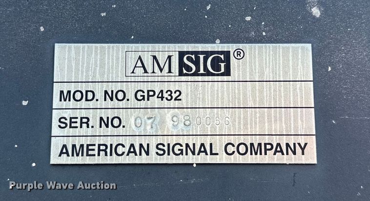 image for item DP1059 American Signal CMS-GP432-T message board trailer