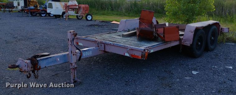 image for item DP1065 1989 Charles Machine Works, Inc. tilt deck equipment trailer