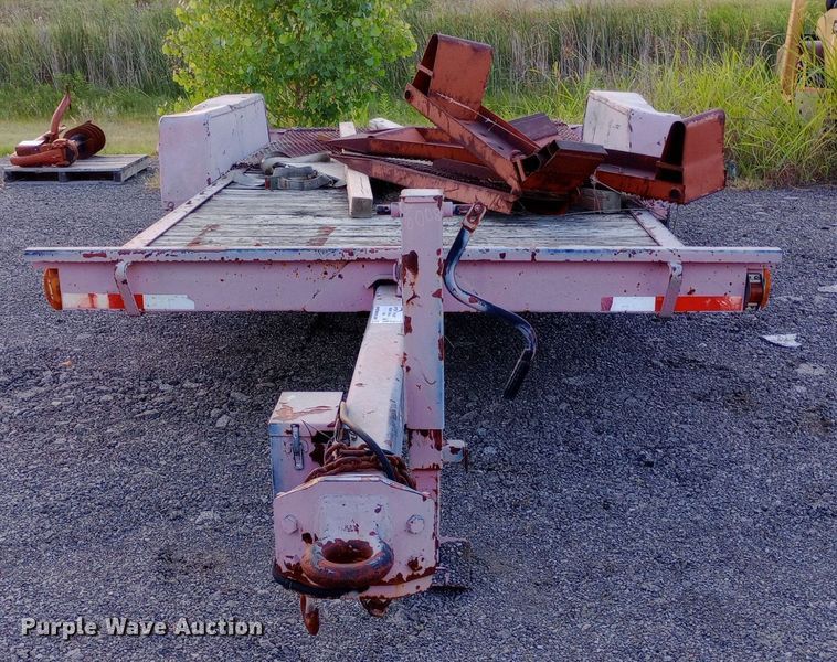 image for item DP1065 1989 Charles Machine Works, Inc. tilt deck equipment trailer