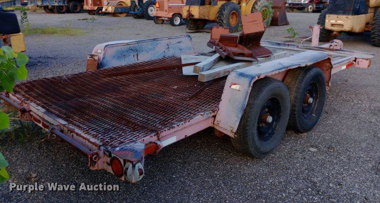 image for item DP1065 1989 Charles Machine Works, Inc. tilt deck equipment trailer