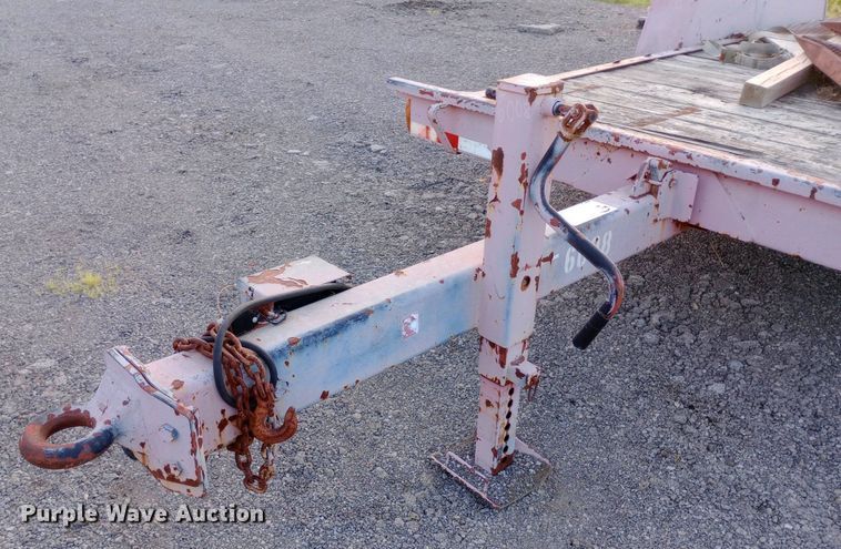 image for item DP1065 1989 Charles Machine Works, Inc. tilt deck equipment trailer