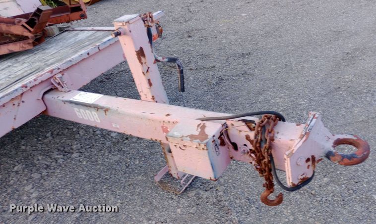 image for item DP1065 1989 Charles Machine Works, Inc. tilt deck equipment trailer