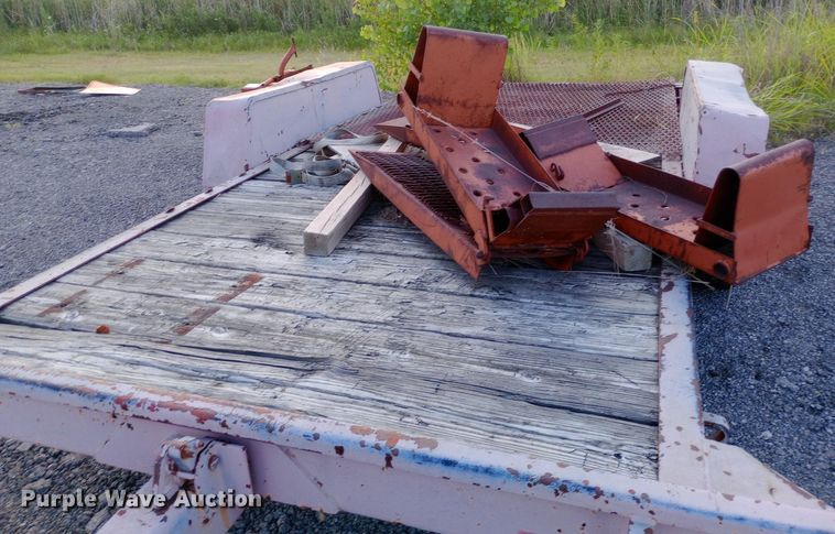 image for item DP1065 1989 Charles Machine Works, Inc. tilt deck equipment trailer