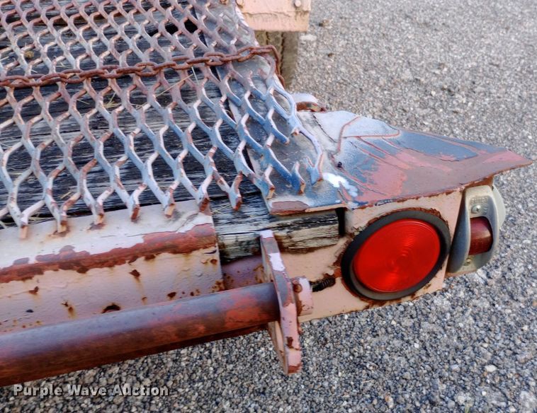 image for item DP1065 1989 Charles Machine Works, Inc. tilt deck equipment trailer