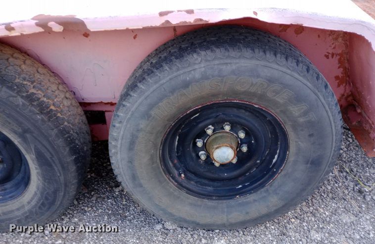 image for item DP1065 1989 Charles Machine Works, Inc. tilt deck equipment trailer