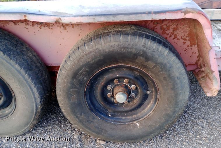 image for item DP1065 1989 Charles Machine Works, Inc. tilt deck equipment trailer