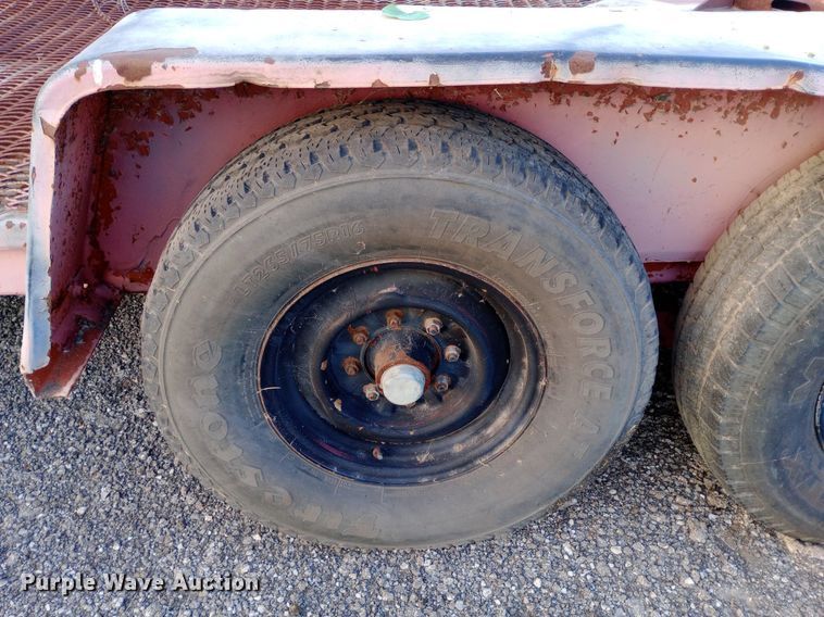 image for item DP1065 1989 Charles Machine Works, Inc. tilt deck equipment trailer