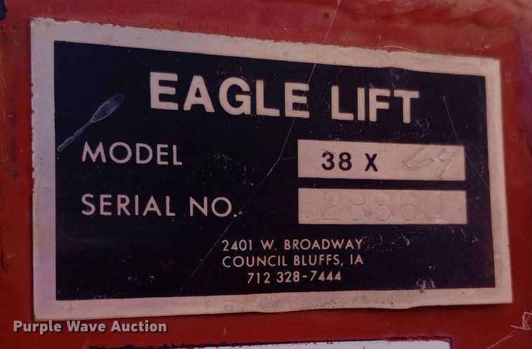 image for item DP1075 Eagle Lift  38X end gate lift