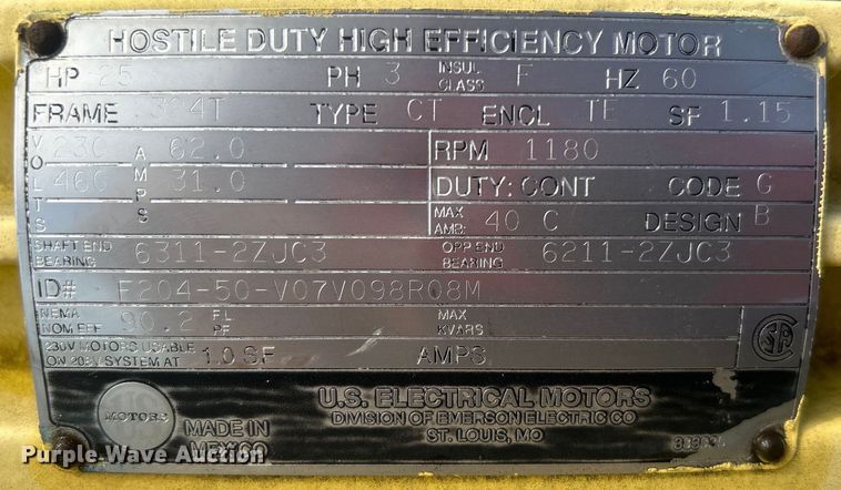 image for item DP1077 U.S Electric Motors electric motor