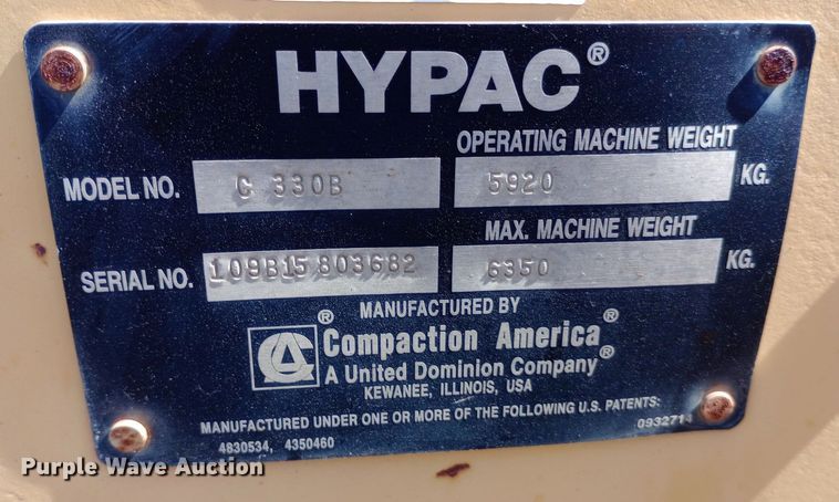 image for item DP1082 Hypac C330B double drum roller