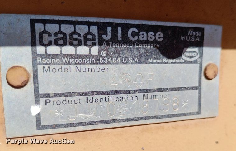 image for item DP1088 1988 Case 480F landscape tractor