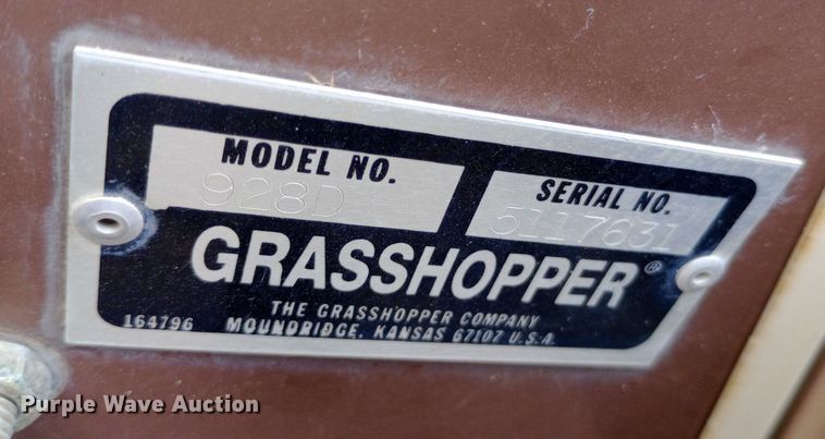 image for item DP1099 2001 Grasshopper 928D ZTR lawn mower