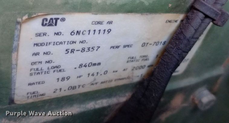 image for item DP1107 1971 Caterpillar D7F dozer