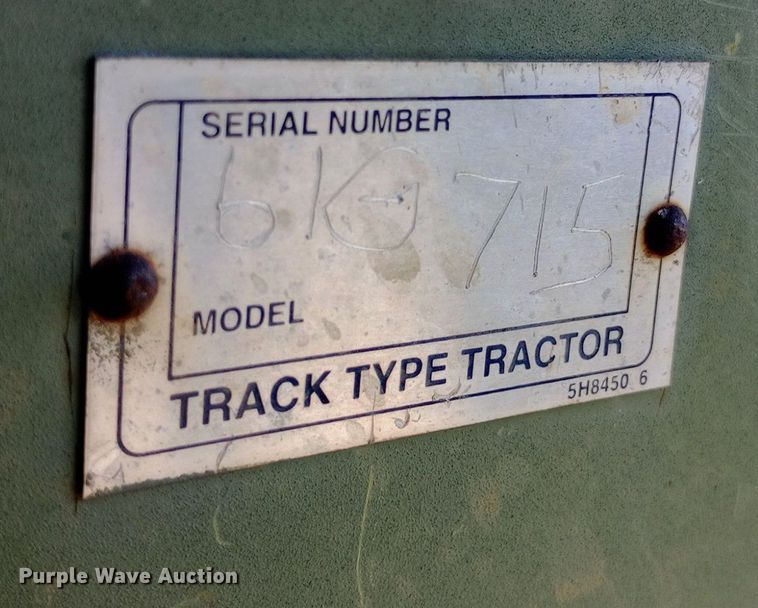 image for item DP1107 1971 Caterpillar D7F dozer