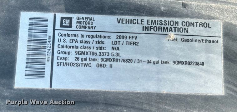 image for item DP1113 2009 Chevrolet Silverado 1500 pickup truck