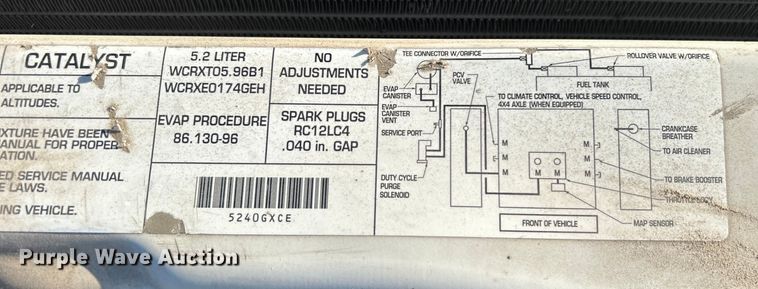 image for item DP1115 1998 Dodge Ram 1500 Quad Cab pickup truck