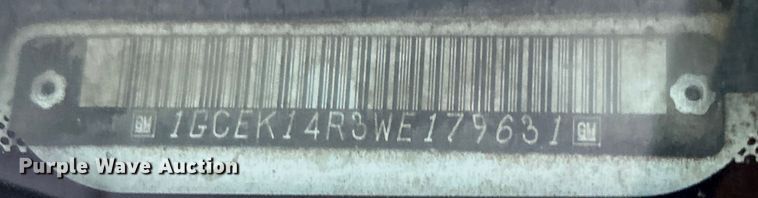 image for item DP1132 1998 Chevrolet K1500 pickup truck