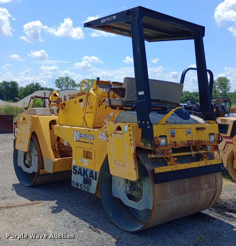 image for item DP1136 Sakai SW650 double drum vibratory roller