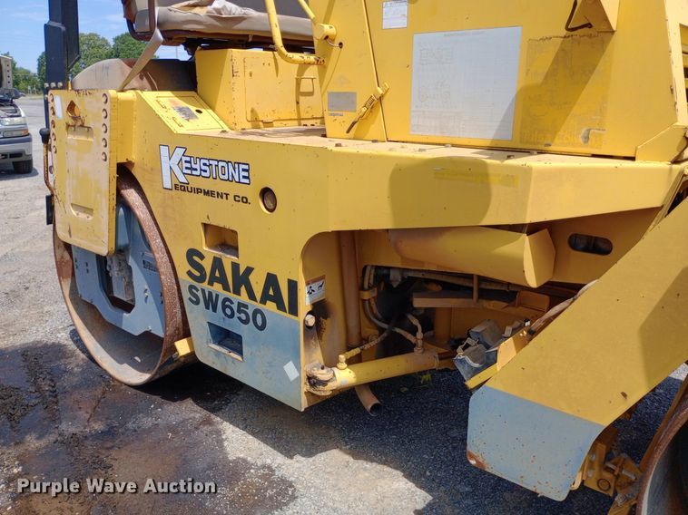 image for item DP1136 Sakai SW650 double drum vibratory roller