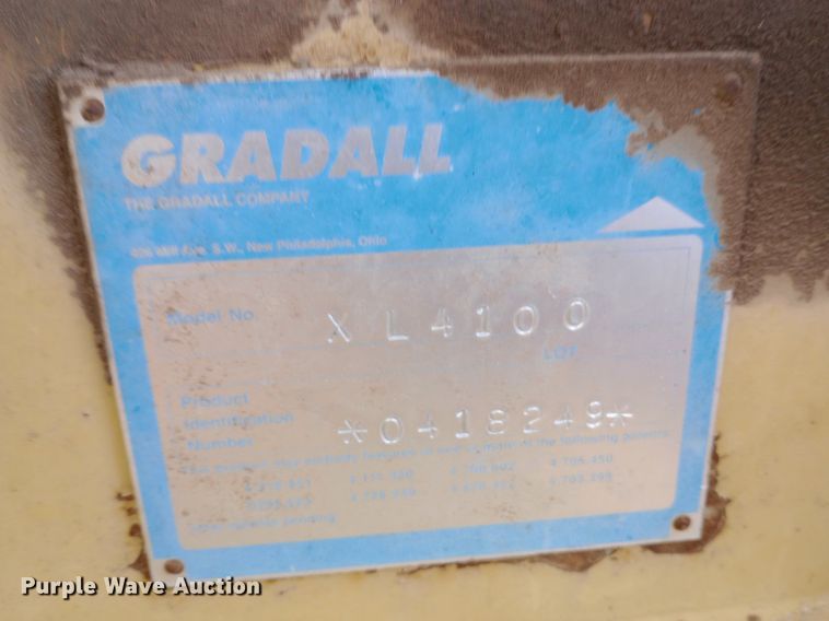 image for item DP1140 1996 Gradall XL4100 wheeled excavator