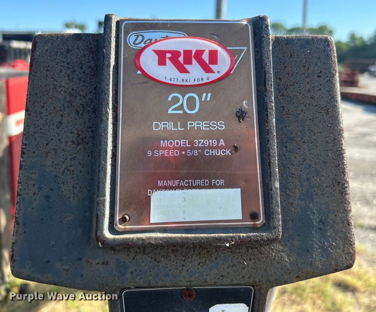 image for item DP1161 Dayton  Tradesman drill press