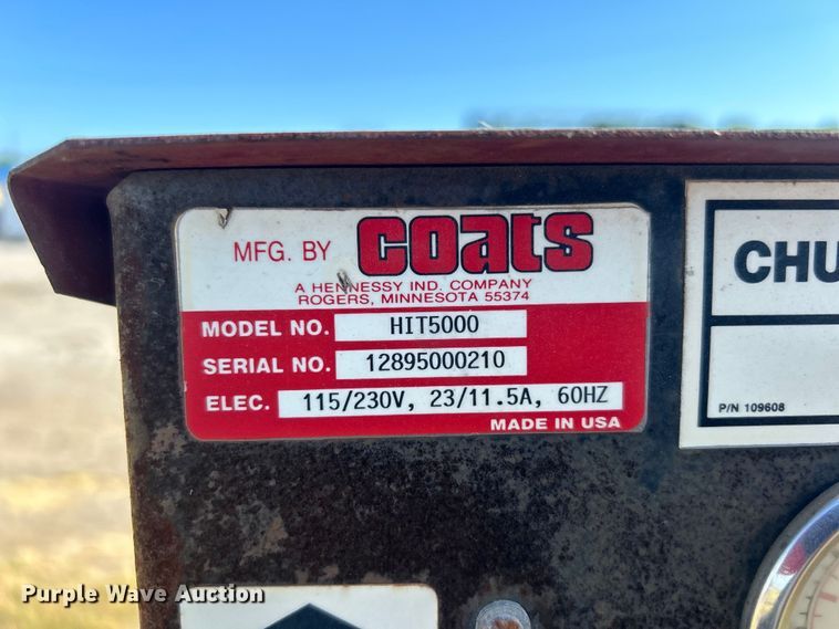 image for item DP1163 Coats HIT5000 tire machine