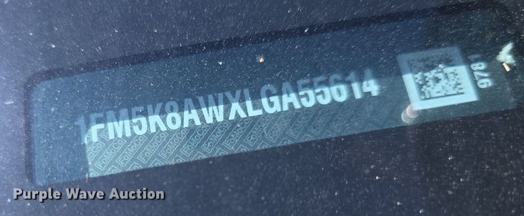 image for item DQ4410 2020 Ford Explorer Police Interceptor SUV