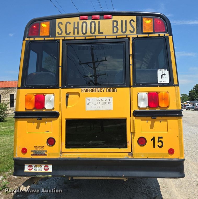 image for item DQ4419 2009 Thomas Built B2 school bus