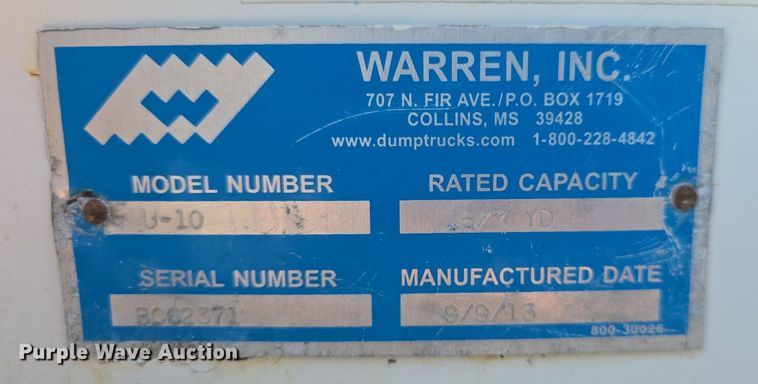 image for item DQ4459 2014 International  WorkStar 7300 dump truck