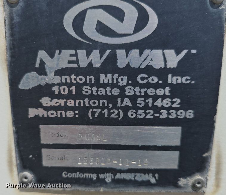 image for item DQ4461 2015 Autocar Xpeditor ACX42 refuse truck