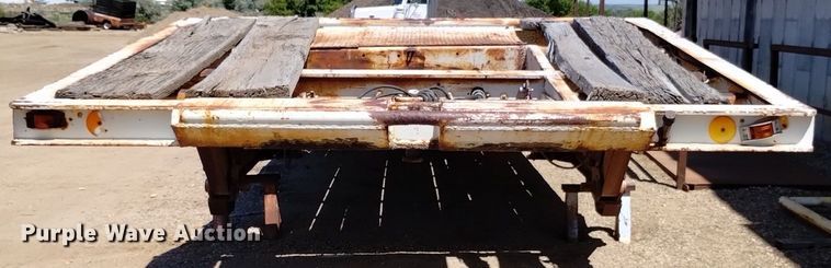 image for item DQ6134 1968 Load King 2521F lowboy equipment trailer