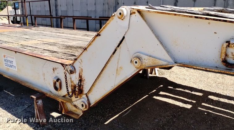 image for item DQ6134 1968 Load King 2521F lowboy equipment trailer