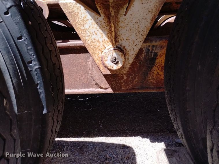 image for item DQ6134 1968 Load King 2521F lowboy equipment trailer