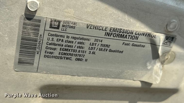 image for item DQ6860 2014 Chevrolet Traverse LS SUV