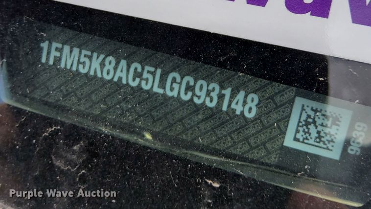 image for item DQ7193 2020 Ford Explorer Police Interceptor SUV