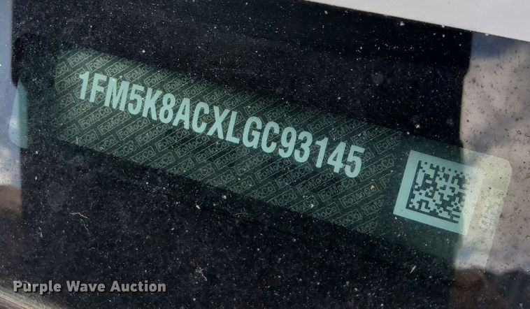 image for item DQ7194 2020 Ford Explorer Police Interceptor SUV