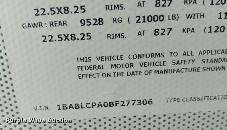 image for item DQ7206 2011 Blue Bird school bus