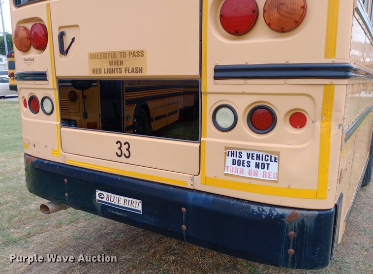 image for item DQ7207 2011 Blue Bird school bus