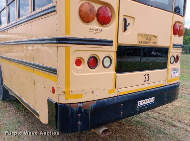 image for item DQ7207 2011 Blue Bird school bus