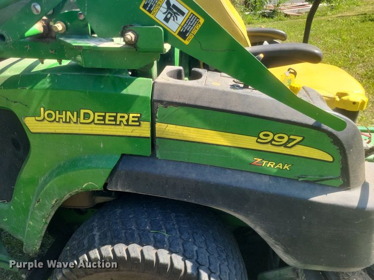 image for item DR4843 John Deere  997 Z-Trak ZTR lawn mower