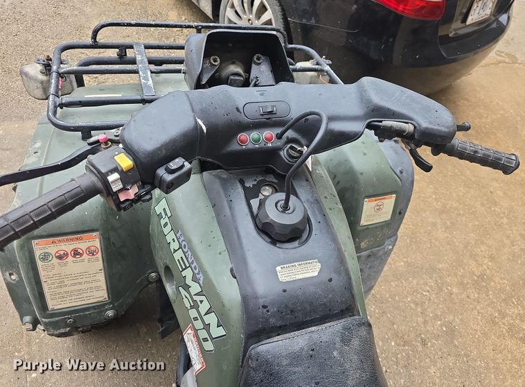 image for item DR5881 1998 Honda Foreman 400 ATV