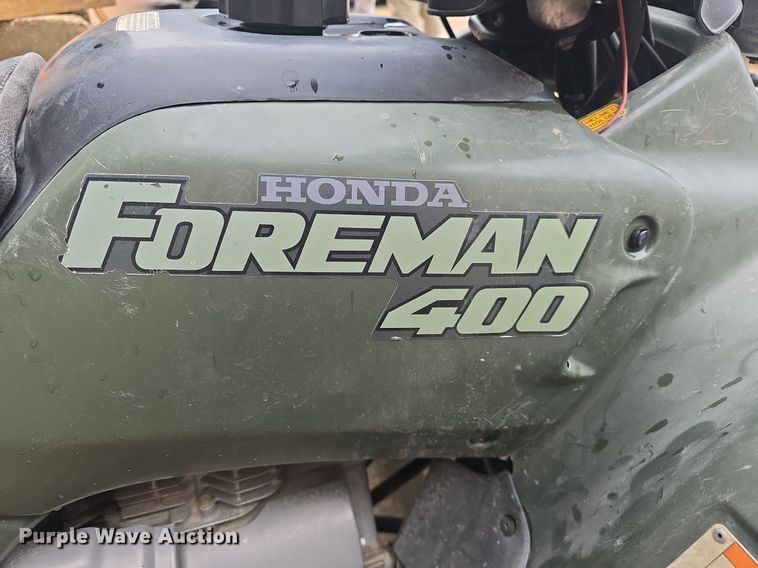 image for item DR5881 1998 Honda Foreman 400 ATV