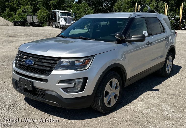 image for item DS4191 2017 Ford Explorer Police Interceptor  SUV