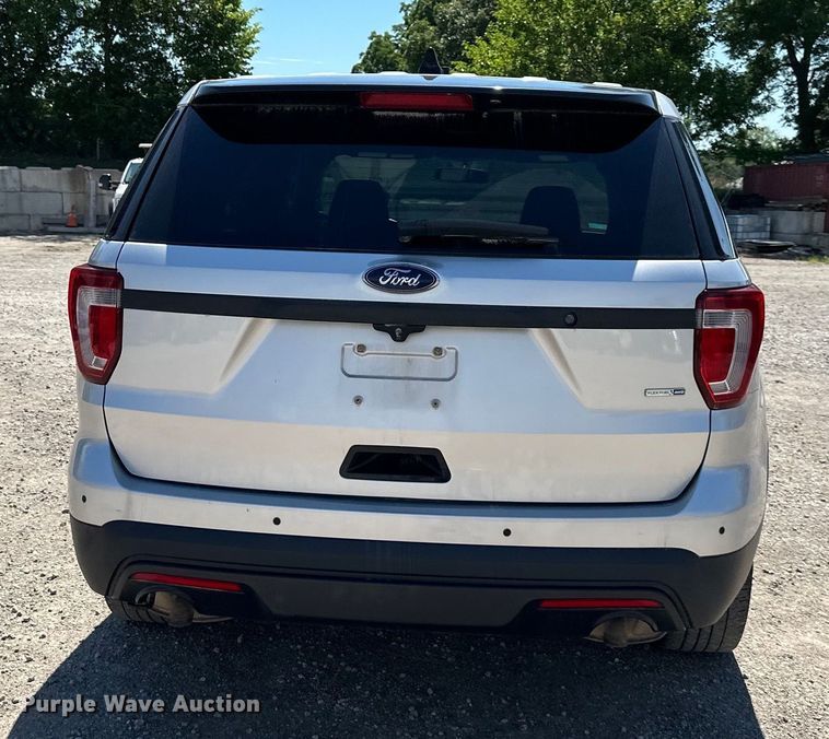 image for item DS4191 2017 Ford Explorer Police Interceptor  SUV