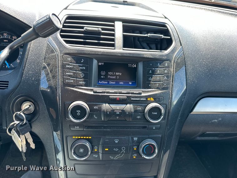 image for item DS4191 2017 Ford Explorer Police Interceptor  SUV